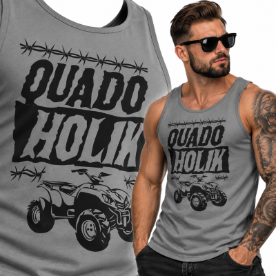 TANK TOP ŚMIESZNY  QUADO HOLIK